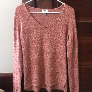 Red heather sweater